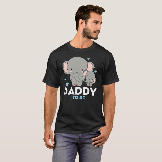 Papa om Baby shower te worden Zwangerschap T-shirt (Voorkant volledig)