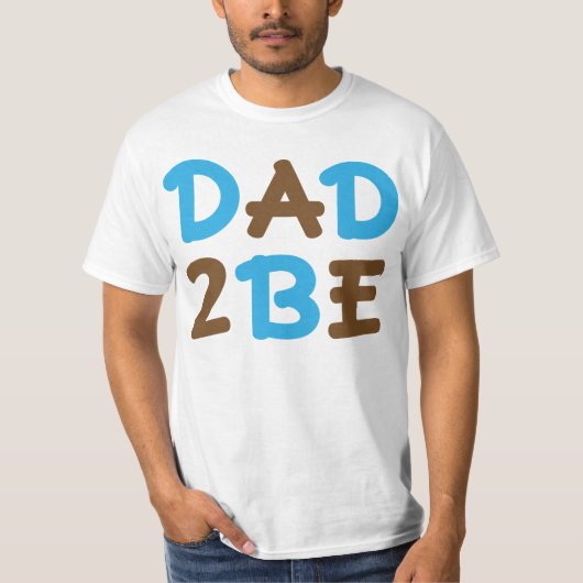 Papa om het T-shirt van de Baby-aankondiging te wo (Voorkant)