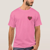 Papa om Leopard en Roze Baby shower te zijn T-shirt (Voorkant)