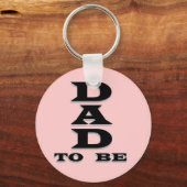 Papa om T-shirts en cadeautjes te worden Sleutelhanger (Voorkant)