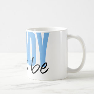 Papa om te worden (Blue Block Font) Koffiemok