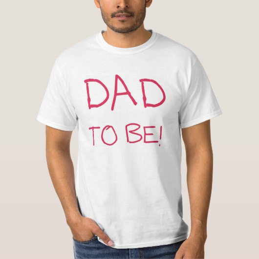 Papa om te worden. T-shirt (Voorkant)