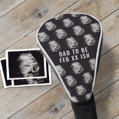 Papa om ultrasone foto's te zijn Golfhoofd Hoesje Golfheadcover