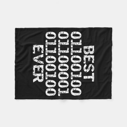 Papa ooit in binaire code software engineer vader fleece deken (Voorkant (Horizontaal))