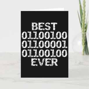 Papa ooit in binaire code software engineer vader kaart