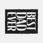 Papa Ooit - Unieke Vaderdag Mannen Fleece Deken (Voorkant (Horizontaal))