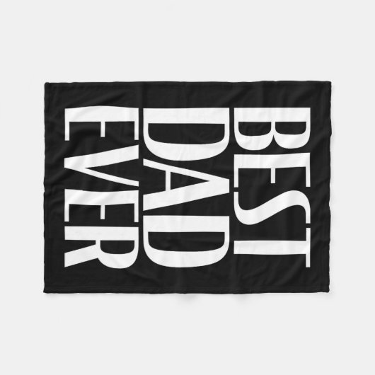 Papa Ooit - Unieke Vaderdag Mannen Fleece Deken (Voorkant (Horizontaal))