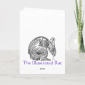 Papa op het strand kaart (Achterkant)