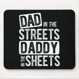 Papa op straat, papa in bed, beste papa ooit muismat