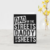 Papa Op Straat Vader In De Lakens Beste Papa Ooit Kaart (Gele Bloem)