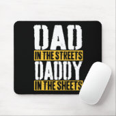Papa Op Straat Vader Op Bed Vaderdag Muismat (Met muis)