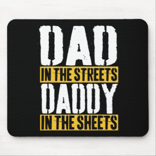 Papa Op Straat Vader Op Bed Vaderdag Muismat