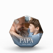 Papa opa jaar ingesteld fotoblokken (Voorkant)