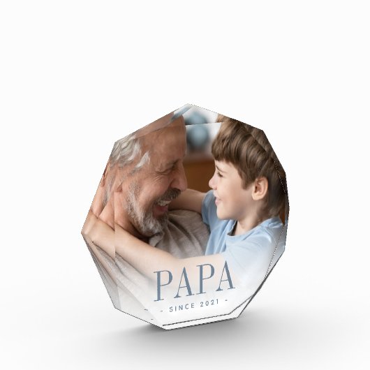 Papa opa jaar ingesteld fotoblokken (Links)