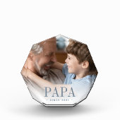 Papa opa jaar ingesteld fotoblokken (Voorkant)