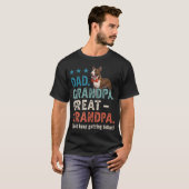 Papa Opa Oudoom Vaderdag Beste Vaderdag T-shirt (Voorkant volledig)