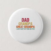 Papa Opa Oudoom Vaderdag Ronde Button 5,7 Cm (Voorkant)
