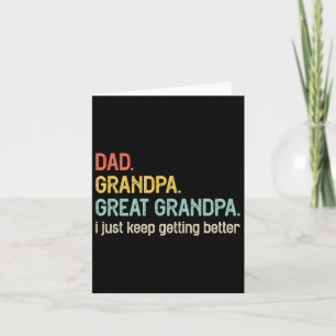 Papa Opa Overgrootvader Ik Word Steeds Beter Kaart