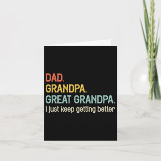 Papa Opa Overgrootvader Ik Word Steeds Beter Kaart