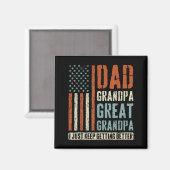 Papa Opa Overgrootvader Magneet (Voorkant / Achterkant)