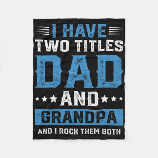 Papa Opa Shirt - Beste Opa Shirten Voor Mannen Fa Fleece Deken