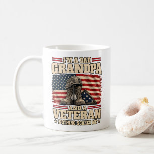 Papa Opa Veteraan Niets Maakt Me Bang Trots Papa Koffiemok