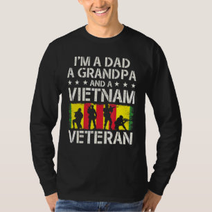 Papa Opa Vietnam Veteraan Mannen T-shirt