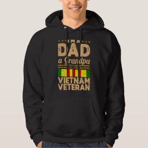 Papa opa Vietnam Veteraan  Vaderdag Hoodie