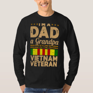 Papa opa Vietnam Veteraan  Vaderdag T-shirt