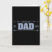 Papa Opgericht 2003 Vader Vaderdag Kaart (Gele Bloem)