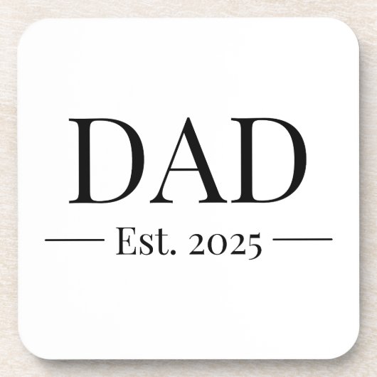 Papa Opgericht 2025 Bier Onderzetter (Voorkant)