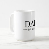 Papa Opgericht 2026 Koffiemok (Voorkant links)