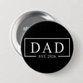 Papa Opgericht 2026 Ronde Button 7,6 Cm (Voorkant /achterkant)