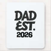 Papa Opgericht 2026 Trots Vader Sinds Muismat (Voorkant)