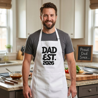 Papa Opgericht 2026 Trots Vader Sinds Standaard Schort