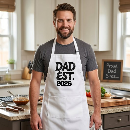 Papa Opgericht 2026 Trots Vader Sinds Standaard Schort