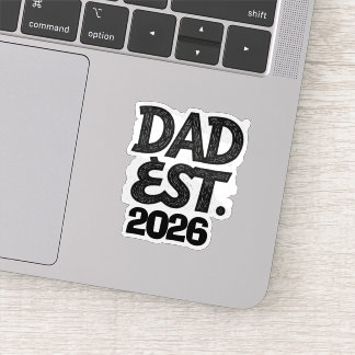 Papa Opgericht 2026 Trots Vader Sinds Sticker
