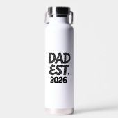 Papa Opgericht 2026 Trots Vader Sinds Waterfles (Voorkant)