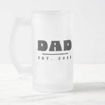 PAPA Opgericht 20XX Modern Lettertype Zwart