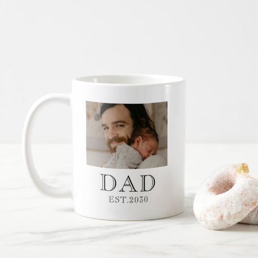 Papa Opgericht 2 Foto Koffiemok (Met donut)