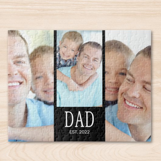 Papa Opgericht 3 Foto Puzzel