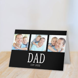 Papa Opgericht 3 Foto Zwart Kaart