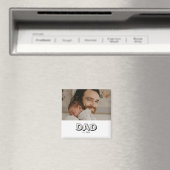 Papa Opgericht Foto Cadeau Magneet (Insitu (Vaatwasser))