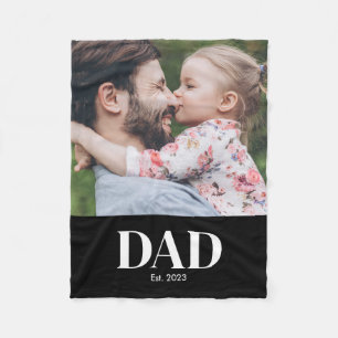 Papa Opgericht Foto Fleece Deken