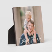 Papa Opgericht Foto  Fotoplaat (Voorkant)