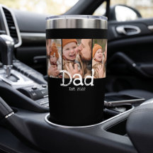 Papa Opgericht Foto Fun Wit Vet Tekst Zwart