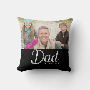 Papa Opgericht Foto Kussen
