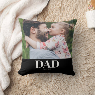 Papa Opgericht Foto Kussen