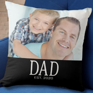 Papa Opgericht Foto Kussen
