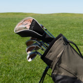 Papa Opgericht Foto Modern Schrift Golfheadcover (Insitu)